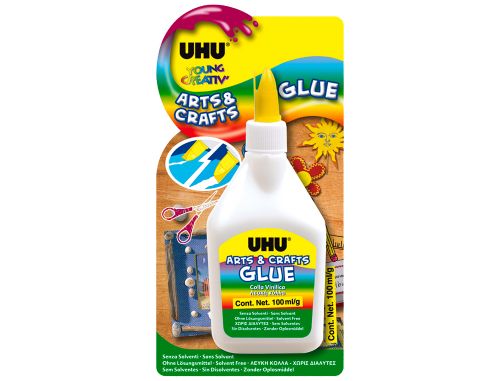 Cola branca young creativ uhu arts &crafts glue 100 ml , Uhu , 58691 , 4026700389951